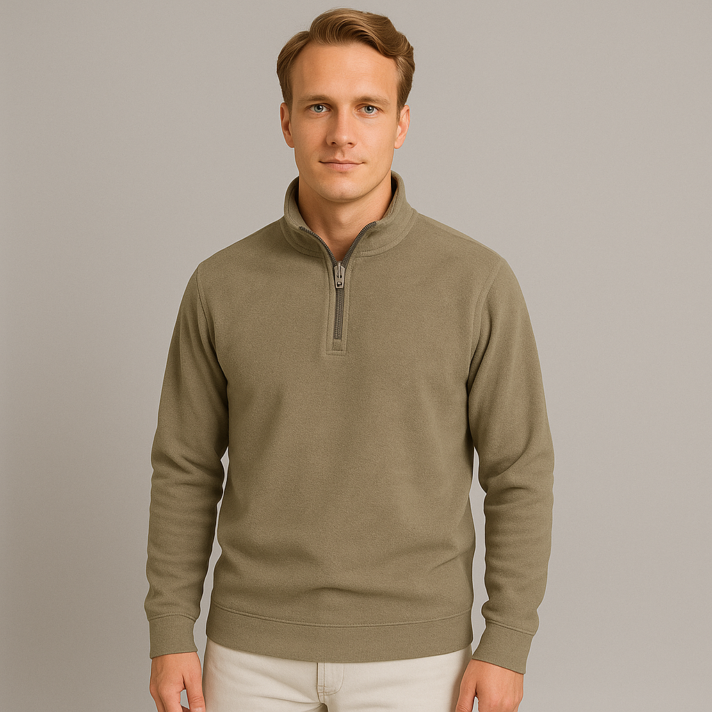 Joshua | Zip fleece trøje