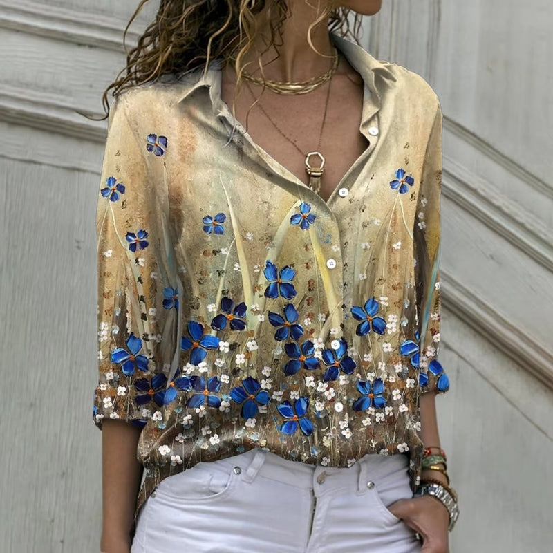 Stilfuld Kunstbluse