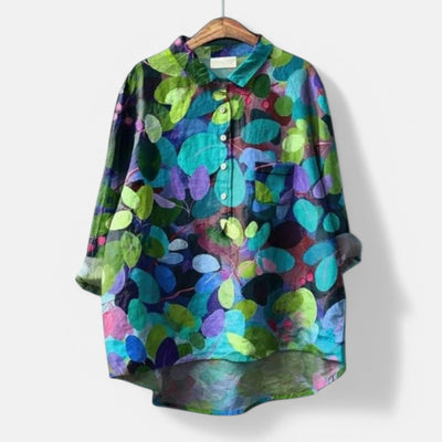 Bluse med Kreative Motiver