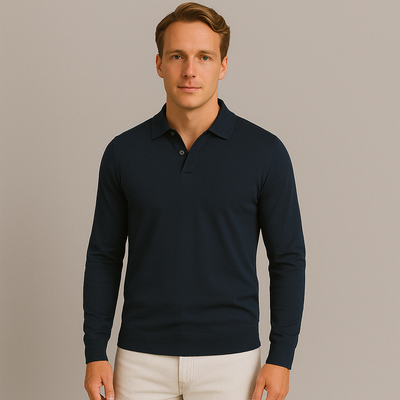Boris | Langærmet Poloshirt