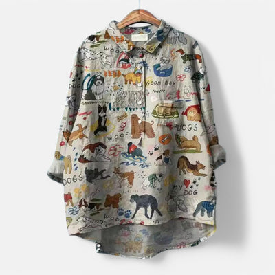 Elegant Kunstbluse