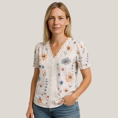 V-Neck Blouse