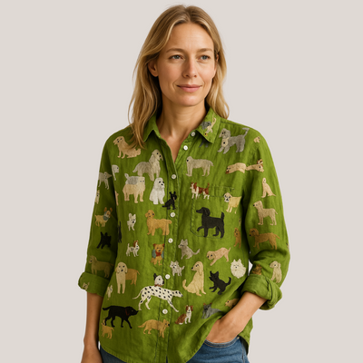 Elegant Kunstbluse