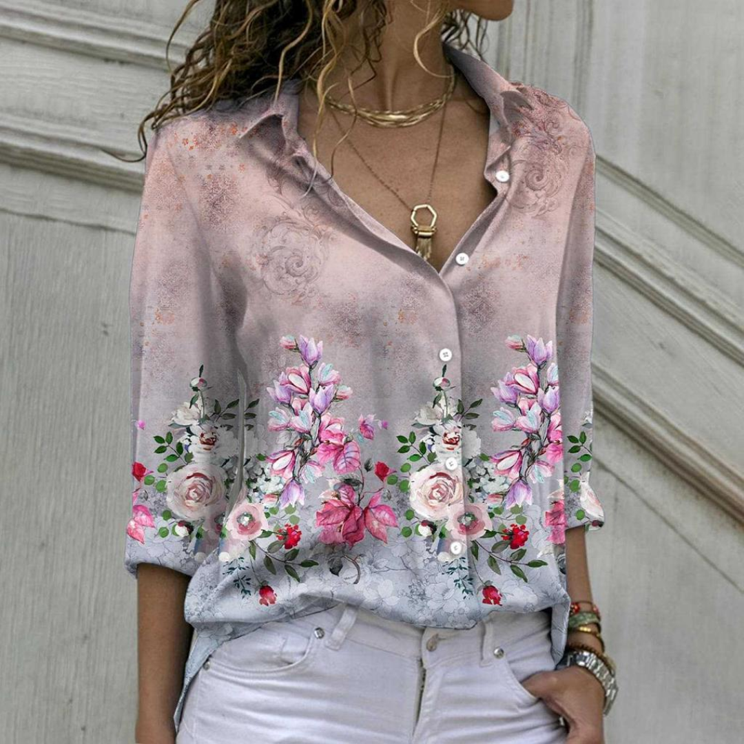 Stilfuld Kunstbluse