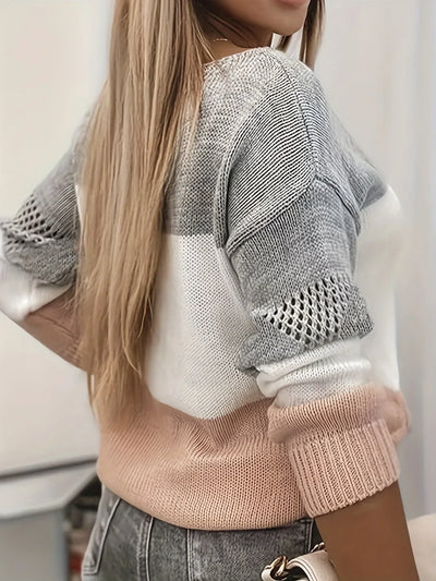 Hanna | Udsnitstrikpullover