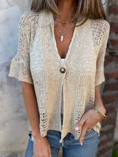 Chic Struktureret Top